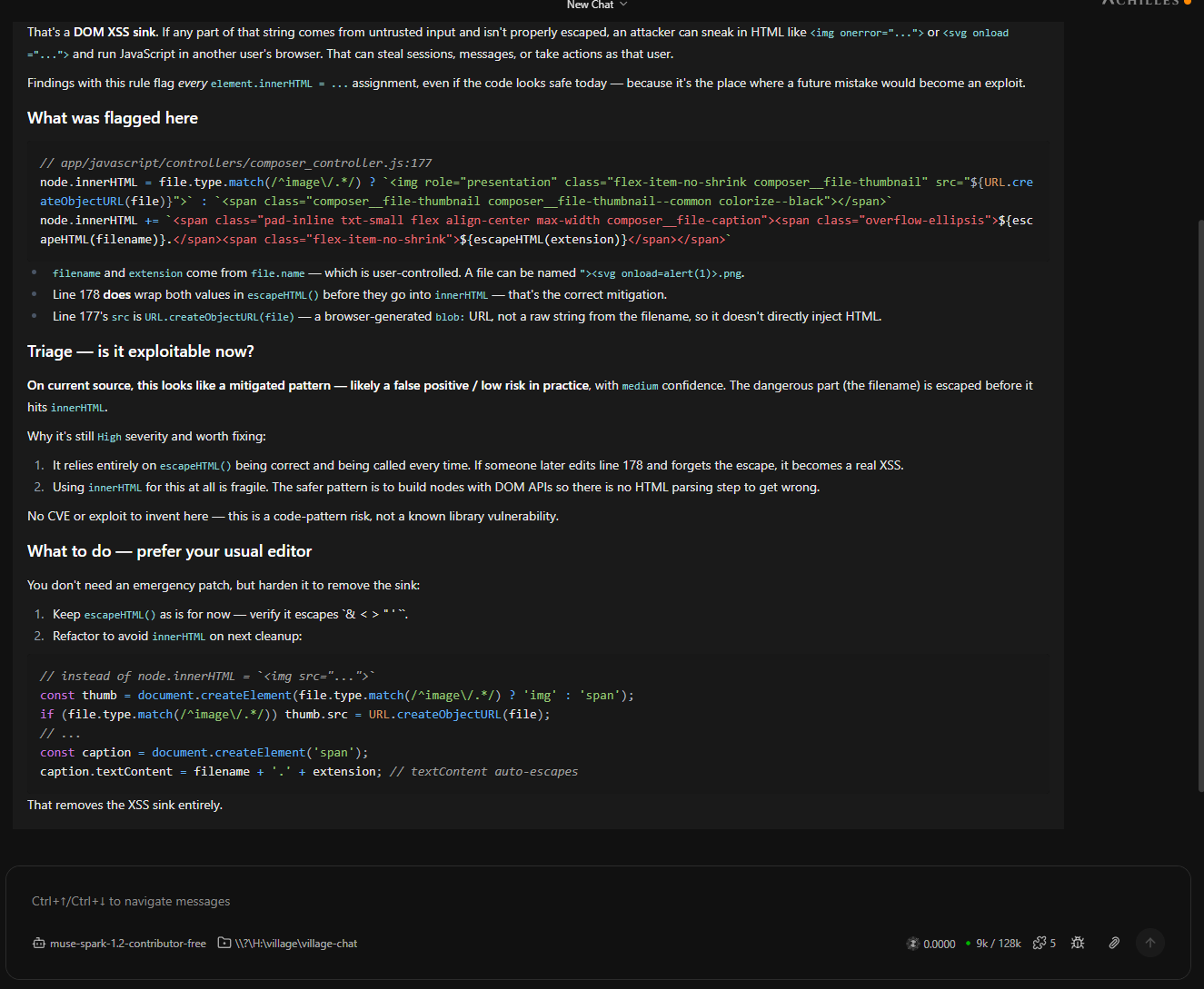 Triage view with verdict and fix brief
